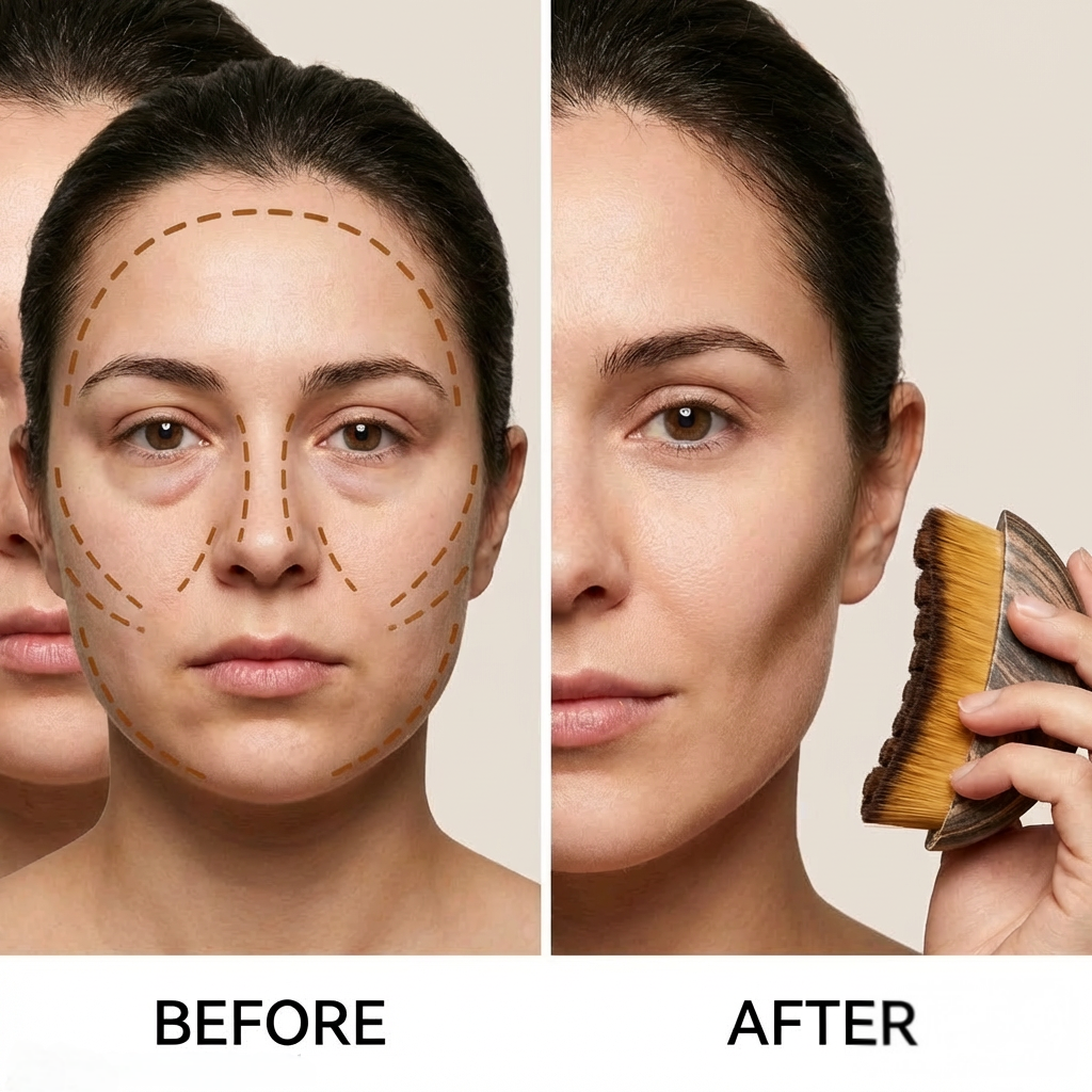 Lymphatic Sculpt & Drain Facial Contour Brush - Shanaz Riasoth 