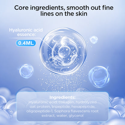 Hyaluronic microneedle eye patch