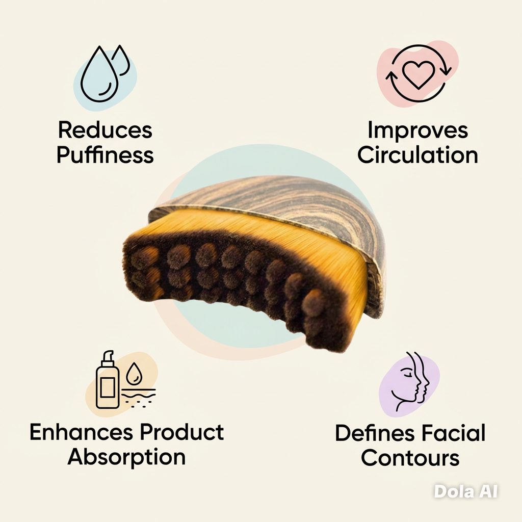 Lymphatic Sculpt & Drain Facial Contour Brush - Shanaz Riasoth 