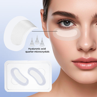 Hyaluronic microneedle eye patch