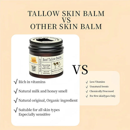 Beef tallow balm moisturiser