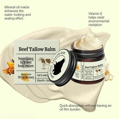 Beef tallow balm moisturiser