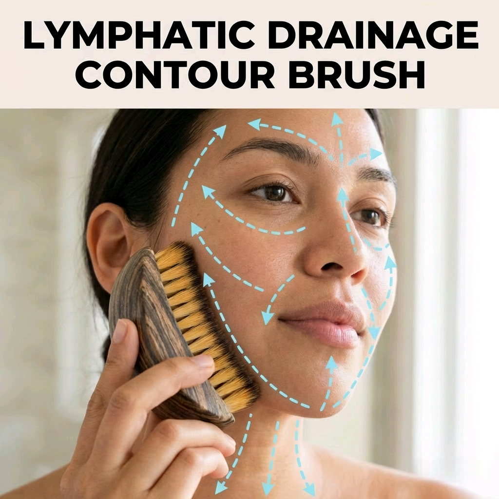 Lymphatic Sculpt & Drain Facial Contour Brush - Shanaz Riasoth 