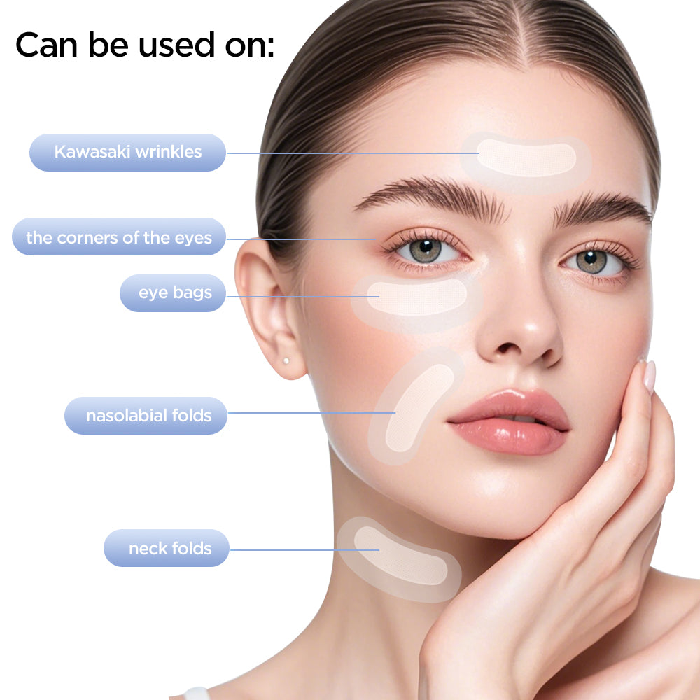 Hyaluronic microneedle eye patch