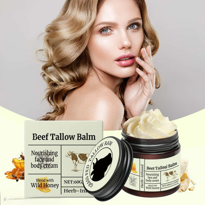 Beef tallow balm moisturiser